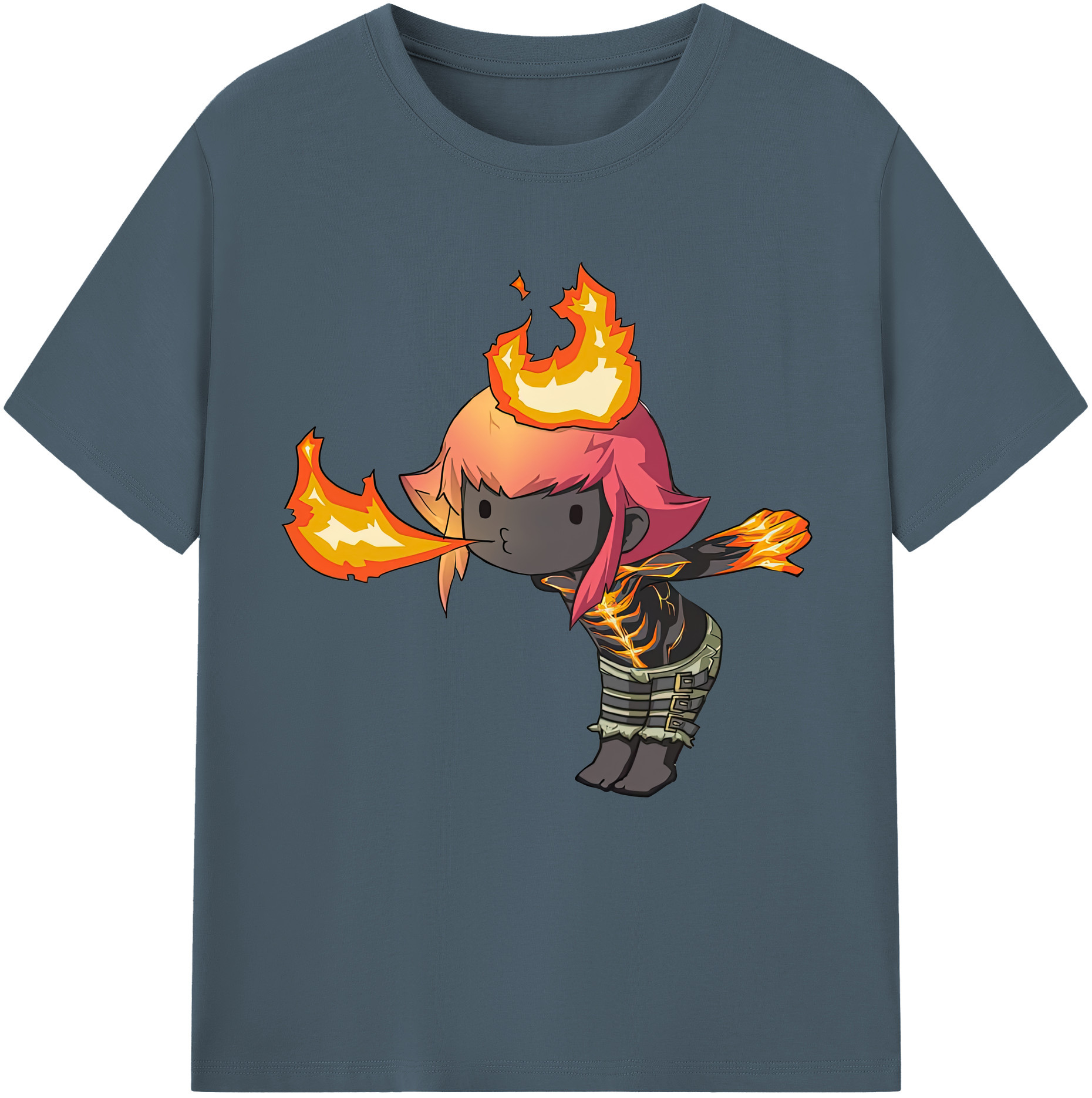 リーグ・オブ・レジェンド League of Legends LOL 綿100％半袖Tシャツ（フロントプリント）